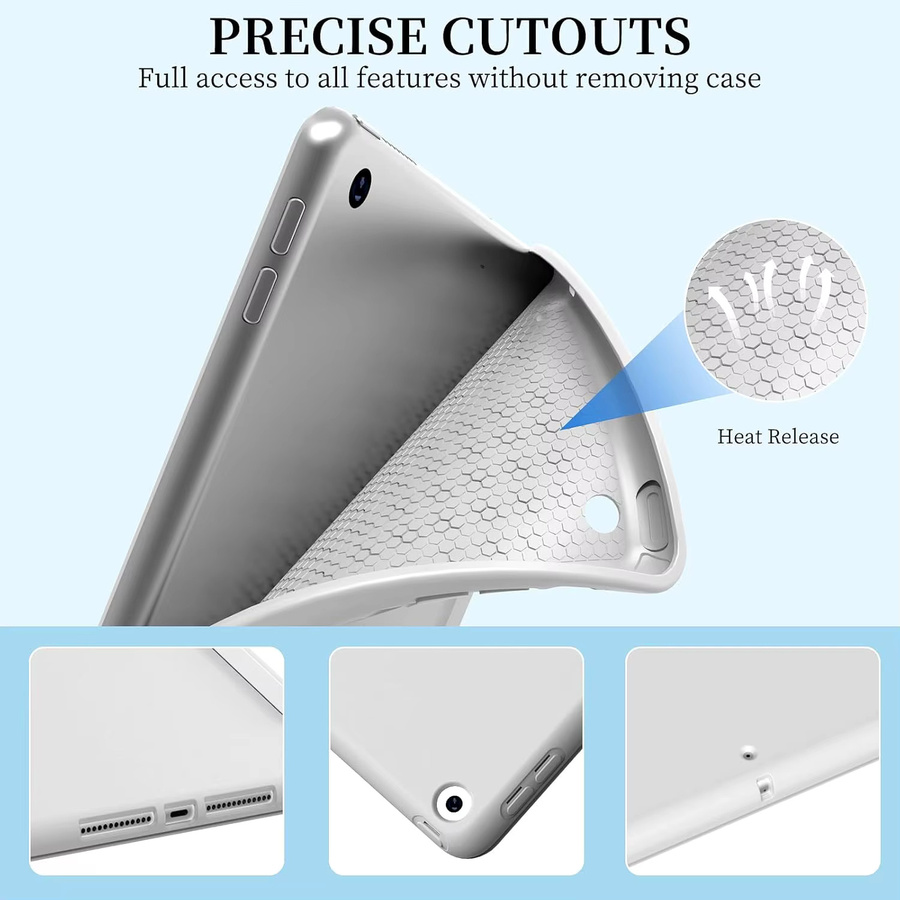 Samsung Galaxy Tab S10 und S10 FE Schutzhülle aus PU Leder mit magnetischem Ständer und Flip Case in Blau - Bild 3