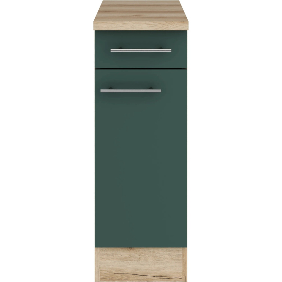 OPTIFIT Savona405 Küchen-Unterschrank in Steingrün, modern und matt mit Qualitätsspanplatte - Bild 2
