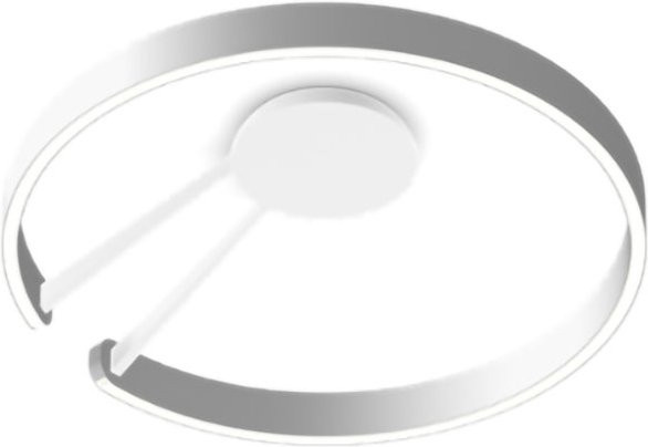 Occhio Mito aura 60 LED Wand- und Deckenleuchte in Weiß matt und Silber matt mit Occhio air Modul und x-tra warm LED (2200K - 3500K) - Bild 1