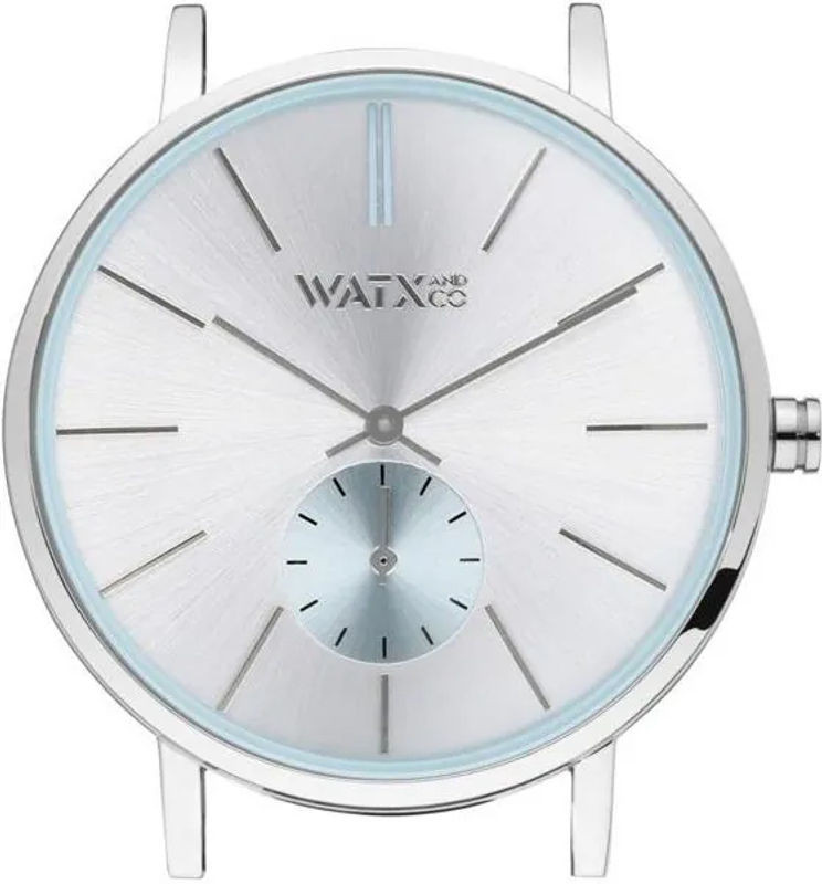 Watxandco Damen Armbanduhr Wxca1017 in Silber mit analogem Quarzwerk und rundem Metallgehäuse - Bild 1