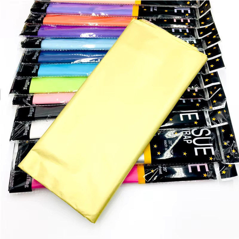 YingYuYuan Store Seidenpapier Rot für DIY Bastelarbeiten und Geschenkverpackungen, 10 Blatt, B: 50 cm, B: 66 cm - Bild 4