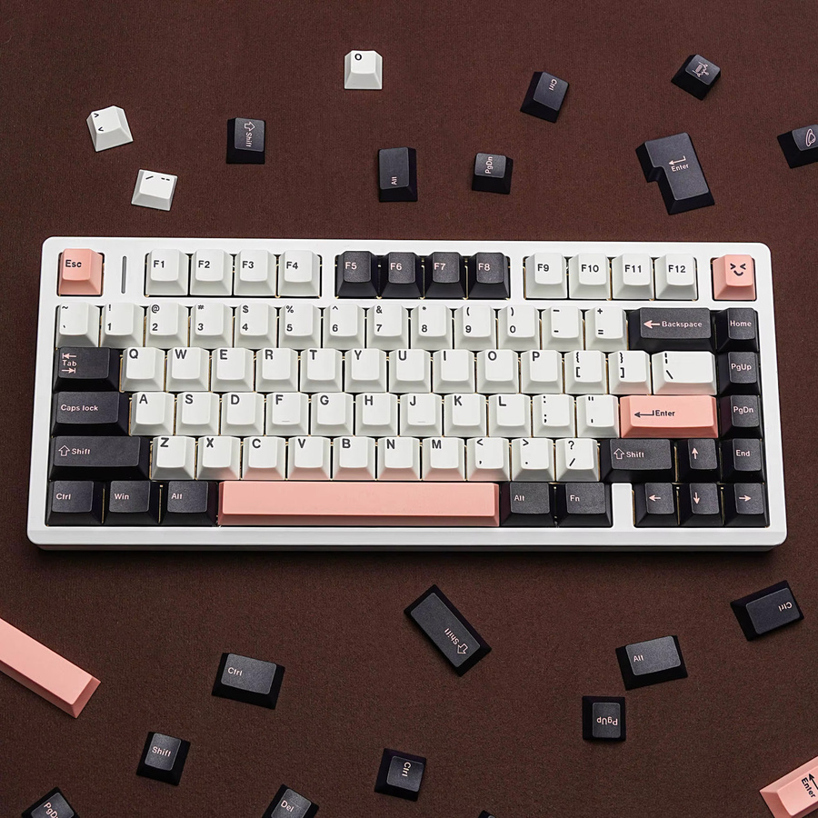 Jaycomia PBT Cherry MX Tastenkappen mit Sublimationsdruck für mechanische Tastaturen in verschiedenen Sprachen wie Deutsch, Französisch, Spanisch, Koreanisch, Hebräisch, Arabisch und Japanisch - Bild 4