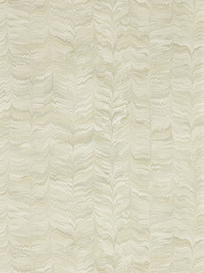 Zoffany Tapete Jaipur Plain in Stone mit abstraktem Design und Vliesqualität in Beige und Grau - Bild 1