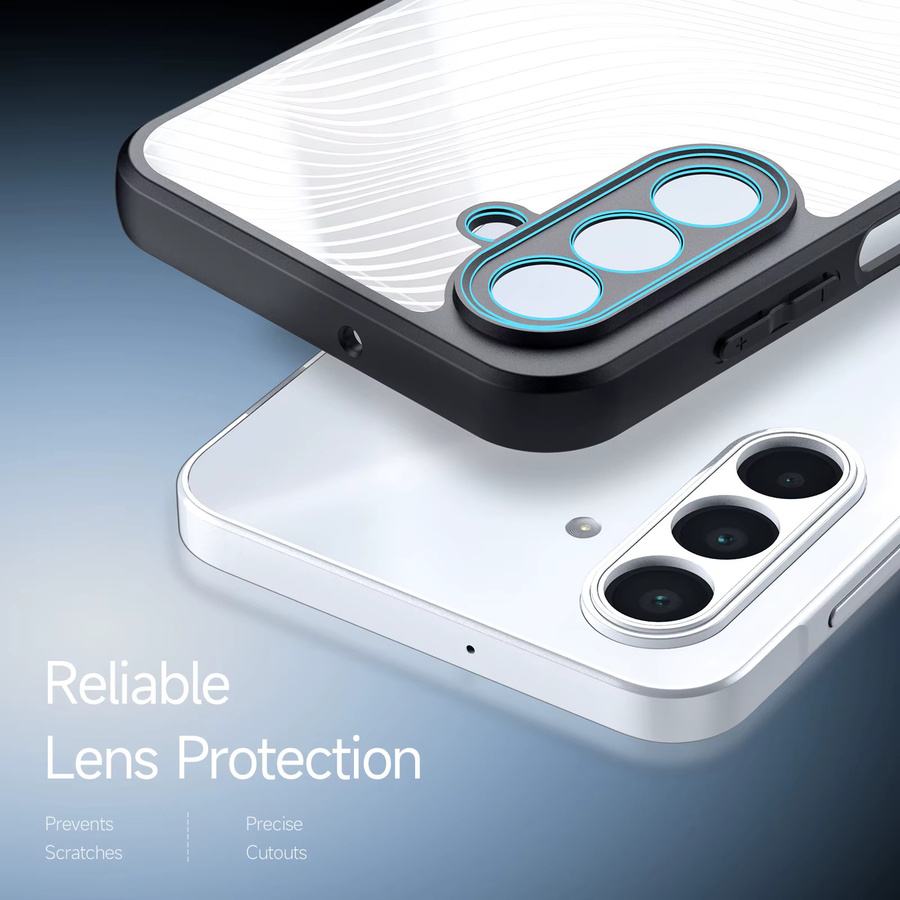 DUX DUCIS stoßfeste Handyhülle für Samsung Galaxy A07 4G A17 A27 A37 A57 5G F17 transparent mit fließenden Linien - Bild 4