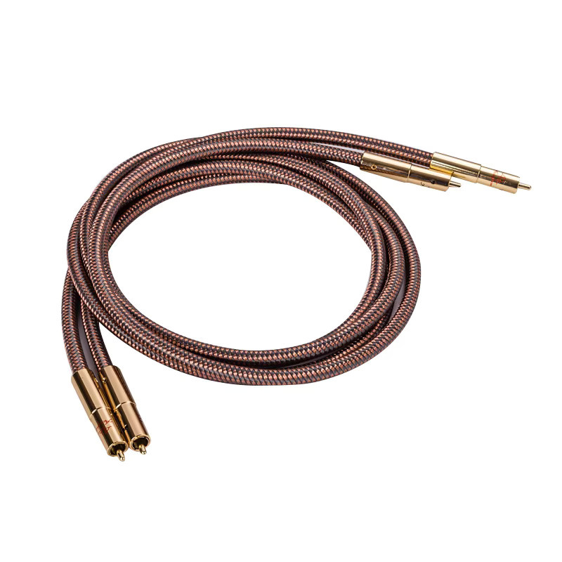 Accuphase HiFi Fever RCA Audiokabel in Braun - Bild 2