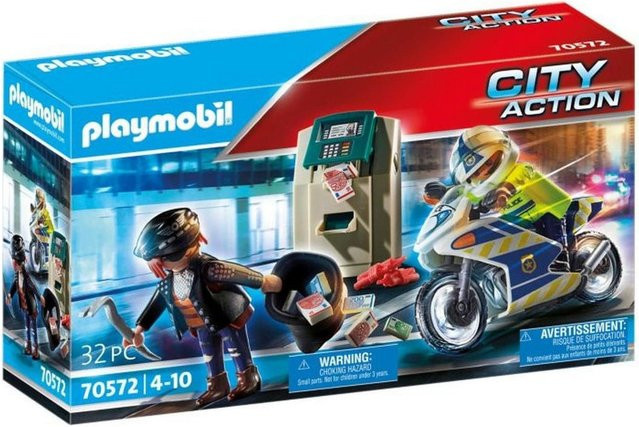 Playmobil Polizei-Motorrad: Geldräuberverfolgung, ab 4 Jahren - Bild 1