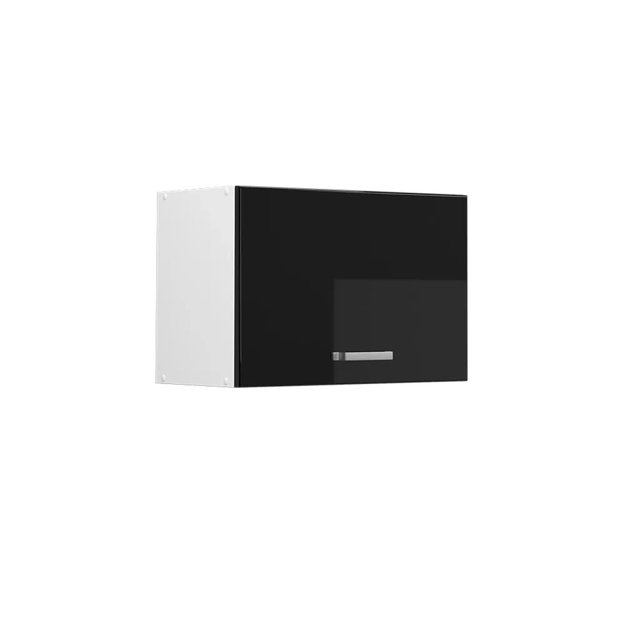 Vicco R-Line Hängeschrank Küchenschrank modern in Weiß und Schwarz Hochglanz B: 60 cm, H: 40 cm, T: 31 cm - Bild 3