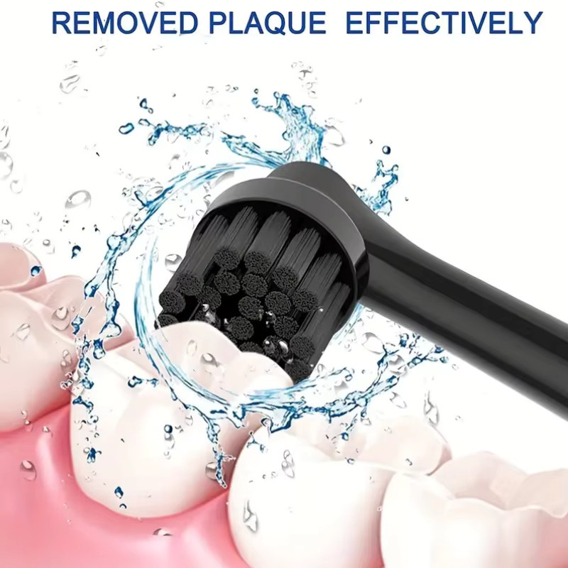 Oral B Bambuskohle Bürstenköpfe, Schwarz, Unisex - Bild 2