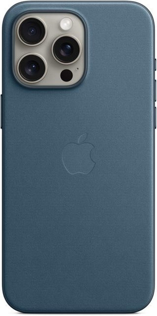 Apple iPhone 15 Pro Max Feingewebe Case mit MagSafe in Pazifikblau - Bild 1