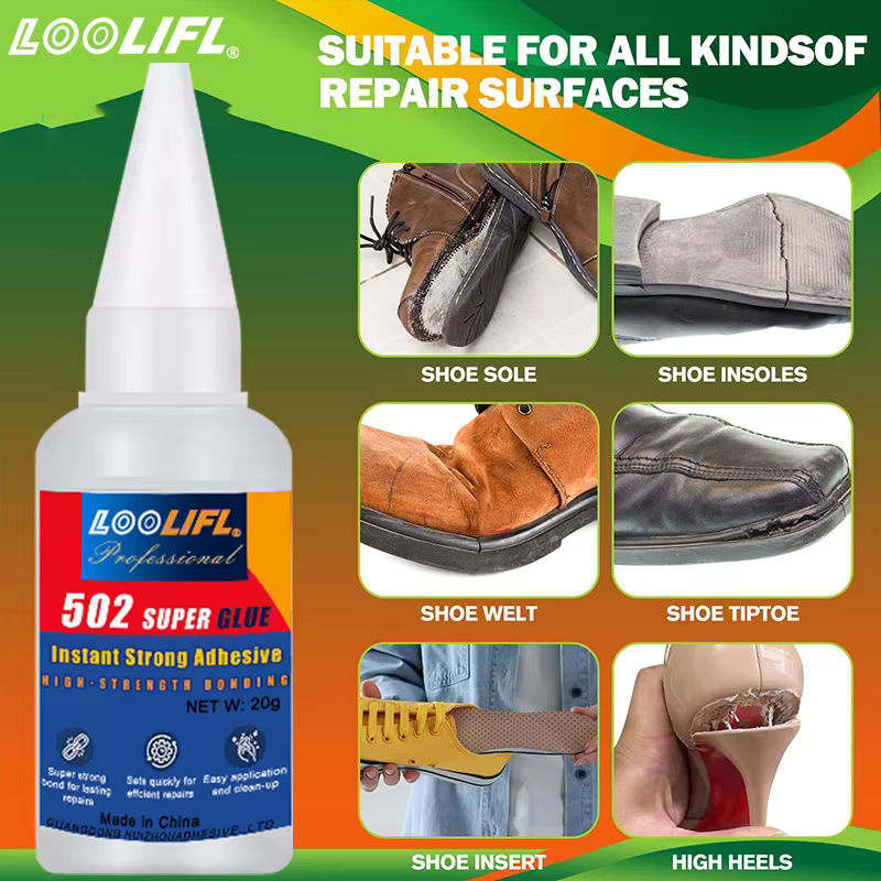 LOOLIFL Starker Schuhreparaturkleber für Sohlen und Stiefel, wasserdicht und vielseitig einsetzbar, 20 ml - Bild 4