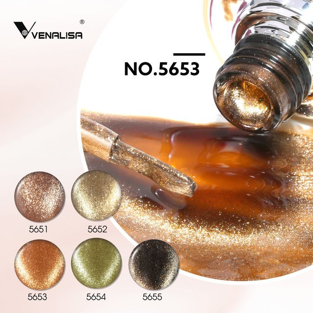 Venalisa Nagelgel Cat Eye Sparkle, 10 ml, Schimmernd - Bild 1