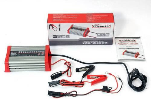 Dino KRAFTPAKET 136321 Automatikladegerät 12V 10A in Rot - Bild 1