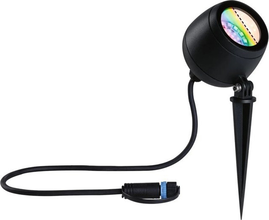 Paulmann Plug & Shine Kikolo LED-Gartenspot Zigbee 3.0 RGBW+ Anthrazit