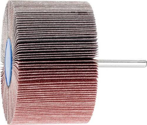 PFERD Korund Fächerschleifer A120 für Feinschliff und Finish, Durchmesser: 80 mm, Breite: 50 mm, Schaft-Durchmesser: 6 mm, 10 Stück, multicolour - Bild 1