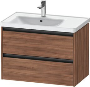 Duravit Waschtischunterschrank Ketho.2 in Nussbaum Natur, B/T/H: 78,4 x 45,5 x 54,9 cm - Bild 1