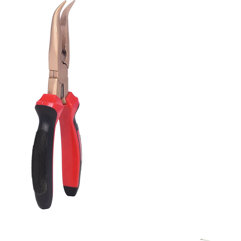KS Tools Telefonzange mit langer Spitze in Rot und Messing, Länge: 18 cm - Bild 2