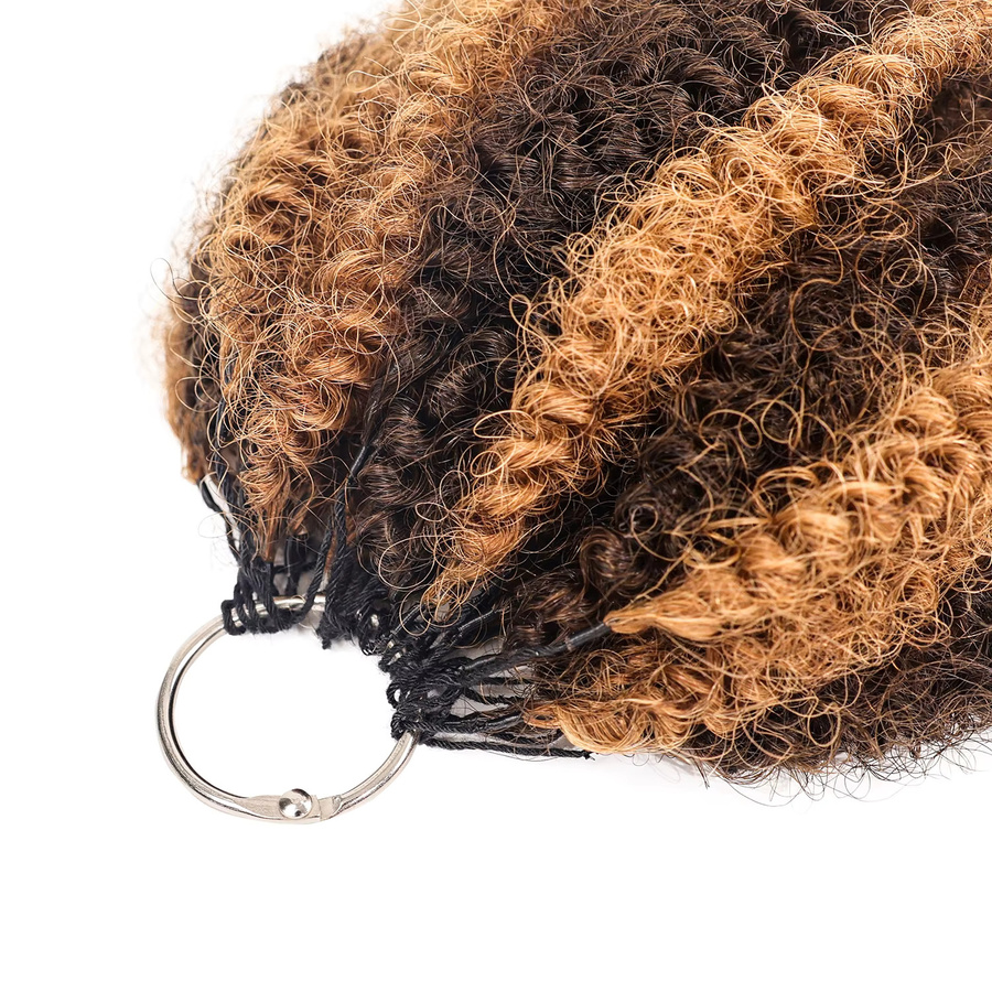 Doralia Afro Kinky Flechthaare, Lockige Haarverlängerungen, Unisex - Bild 2
