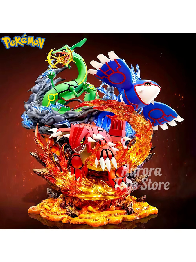 Bandai Pokémon Groudon Kyogre Rayquaza, Actionfiguren, 35cm - Bild 5