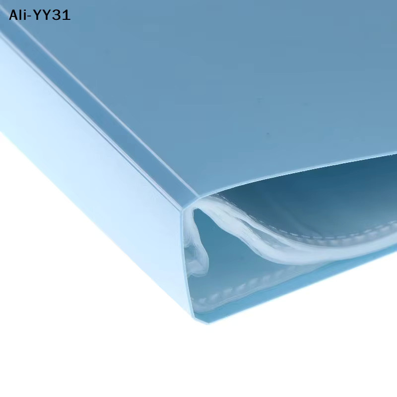 KOQZM A4 Dokumentenmappe aus transparentem PP mit 60 oder 100 Taschen, wasserdichte Sichtmappe für Schule und Büro, Schwarz - Bild 2