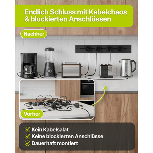 Schwaiger Modulare Stromschiene Powerrail Weiß IP20 ohne Stecker Länge: 50 cm - Bild 3