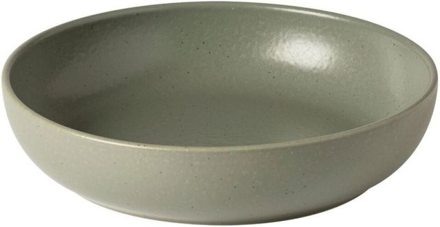 Costa Nova Pacifica Suppenschüssel und Pastaschüssel aus Keramik, Grün, 12er Set, Volumen: 990 ml, Durchmesser: 22,1 cm, Höhe: 5 cm - Bild 1