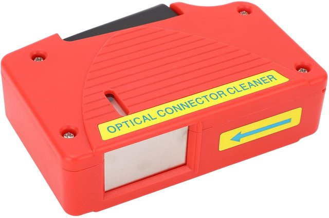 Cmperipheral Rote Glasfaser-Reinigungsbox Kompakt und Leicht für SC FC LC ST Glasfaser-Endstecker - Bild 1