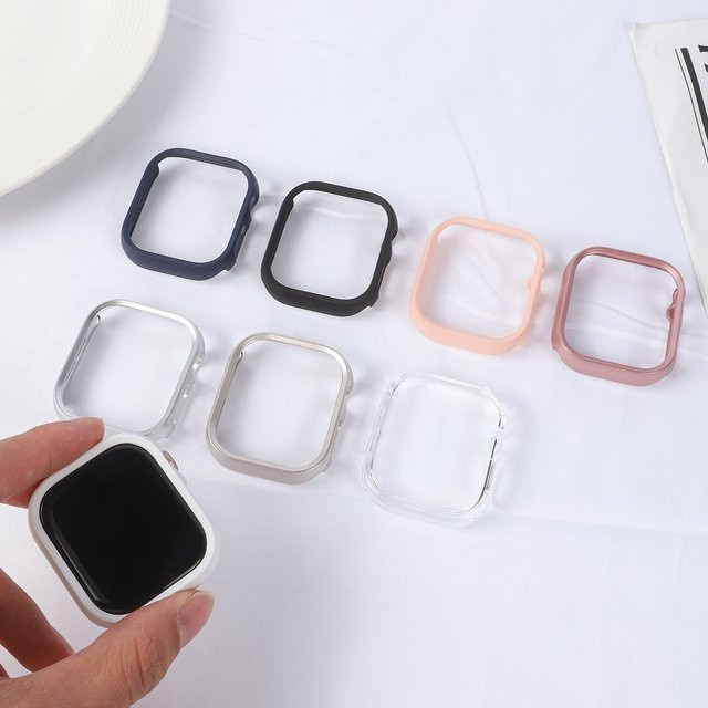 Apple Watch Abdeckung, Kunststoff, Schwarz, 42 mm, 46 mm, Unisex - Bild 1