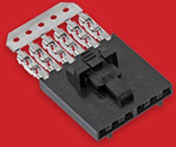 Molex Buchsengehäuse-Kabel 24-polig in Schwarz mit Goldkontakten, Rastermaß: 2.54 mm - Bild 1