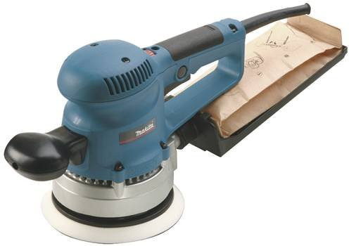 Makita Exzenterschleifer BO6030JX mit 310 W und 150 mm Schleifscheibe in Blau - Bild 1
