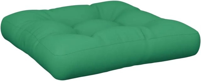 vidaXL Palettenkissen Grün aus Polyester, wasserabweisend und UV-beständig, B/T/H: 50 x 50 x 12 cm - Bild 1
