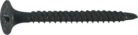 Knauf Holzschrauben aus Stahl in Schwarz, Durchmesser: 3,5 mm, Länge: 35 mm, 250 Stück - Bild 1