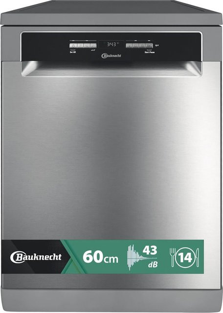 Bauknecht Geschirrspüler Edelstahl BFO 3C33 P 6.5 X Breite: 60 cm - Bild 1