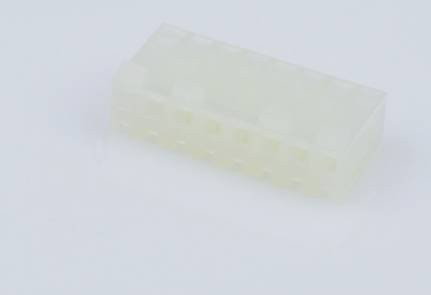 Molex Stiftgehäuse-Kabel, 8-polig, weiß, Rastermaß: 3,96 mm - Bild 1