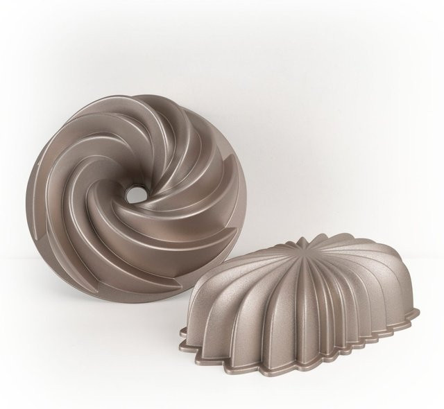 Dr. Oetker Backformen-Set Back-Kunst, 2-teilig, Sternform, Gold und Silber, beschichtet - Bild 1