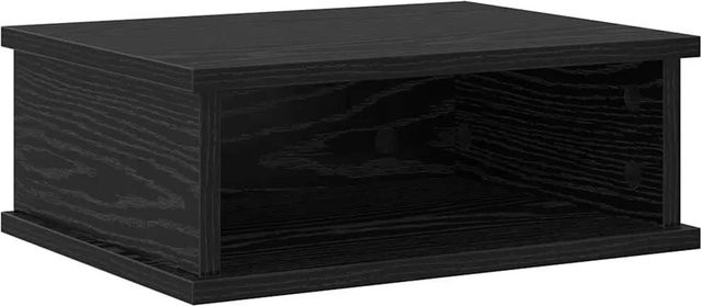 vidaXL Nachttisch in Schwarz mit Eichen-Optik, modern, B/T/H: 40 x 31 x 15 cm - Bild 1