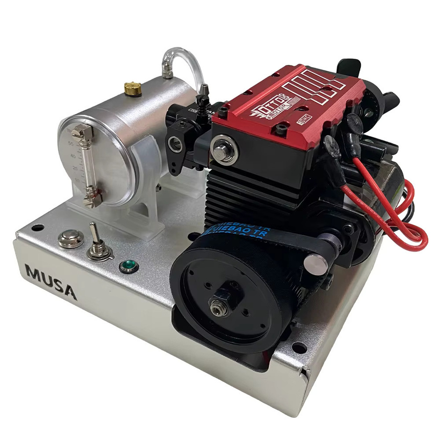 TOYAN FS L200AC Luftgekühlter Viertaktmotor DIY Nitro Inline Doppelzylindermotor, Modellbausatz - Bild 2