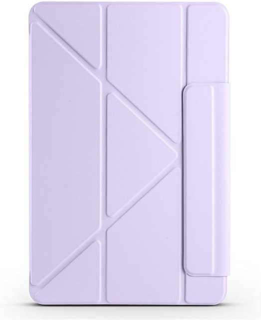 Smart Fold Schutzhülle für Huawei MatePad 11.5 (2025) aus Leder und Acryl mit magnetischer Rückseite in Violett - Bild 1