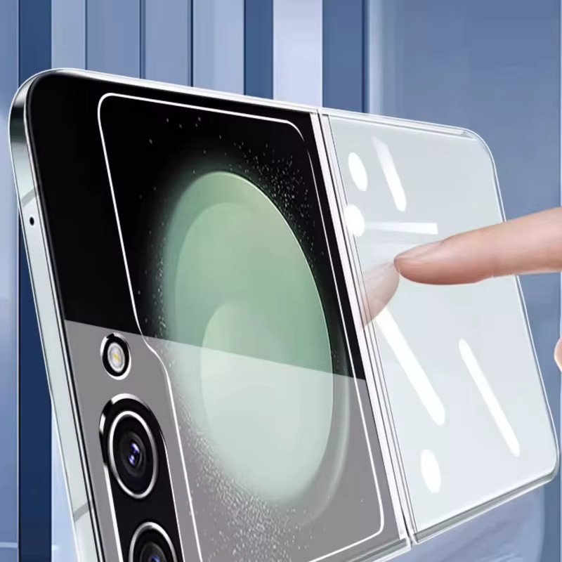 Stoßfeste transparente Handyhülle für Samsung Galaxy Z Flip (Z Flip 4, Z Flip 5, Z Flip 6, Z Flip 7, Z Flip 8, FE) - Bild 3