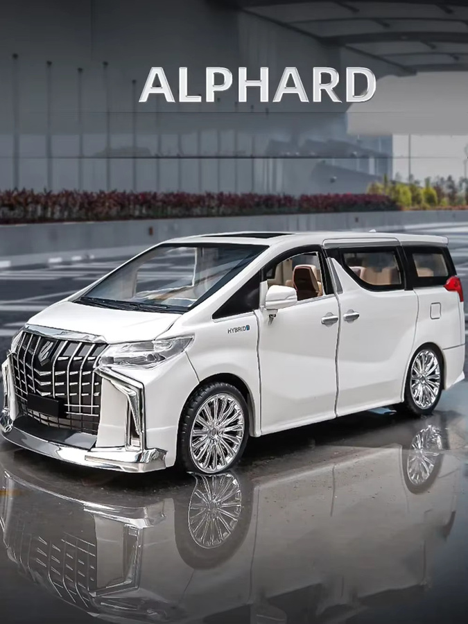 MAKEDA Alphard RAV4 Legierungsmodell, 1:24, mit Sound und Licht - Bild 6