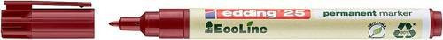 Edding Permanentmarker 25 EcoLine in Rot mit feiner Spitze - Bild 1