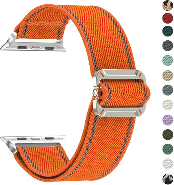 FancyWrist Uhrenarmband Nylon, Schwarz, Unisex - Bild 1