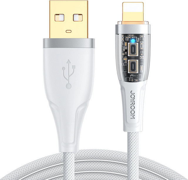 Joyroom USB-A auf Lightning Daten- und Ladekabel S-UL012A3, 18W, Weiß, 1,2m - Bild 1