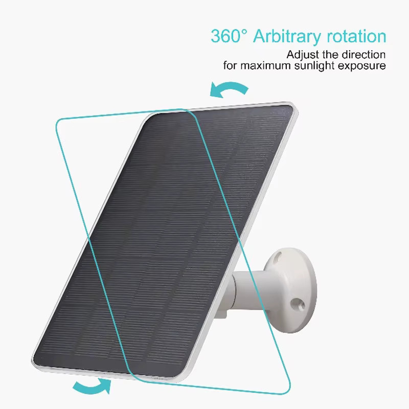 YTYIN Solarpanel 10W 5V mit USB-C Ausgang für Türklingeln und Überwachungskameras - Bild 4