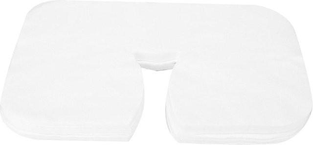 Koogeelife Einweg Kopfstützenkissenbezug, 100 Stück, Weiß, Unisex - Bild 1