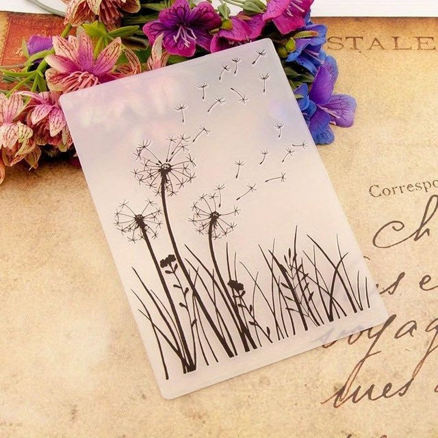 3D Metall-Stanzform mit Löwenzahn-Muster für DIY Relief-Handwerk, Scrapbooking und Grußkarten - Bild 1