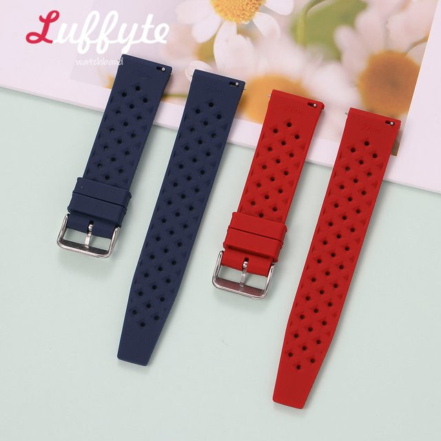 luffyte Uhrenarmband Silikon, Schnellverschluss-Federsteg, Unisex - Bild 1