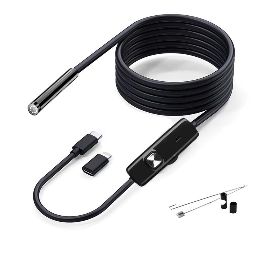 Meseelong Industrielle Endoskopkamera HD 960P Wasserdichtes Inspektions-Boreskop mit flexibler Sonde und Hartkabel für Auto- und Kanalprüfungen - Bild 5