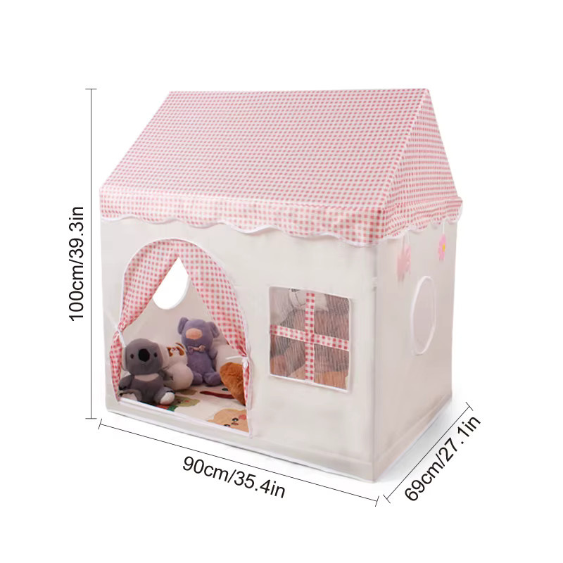RonHam Kinderspielzelt, rosa Spielhaus mit Blumenmuster, Outdoor-Strandspielhaus - Bild 2