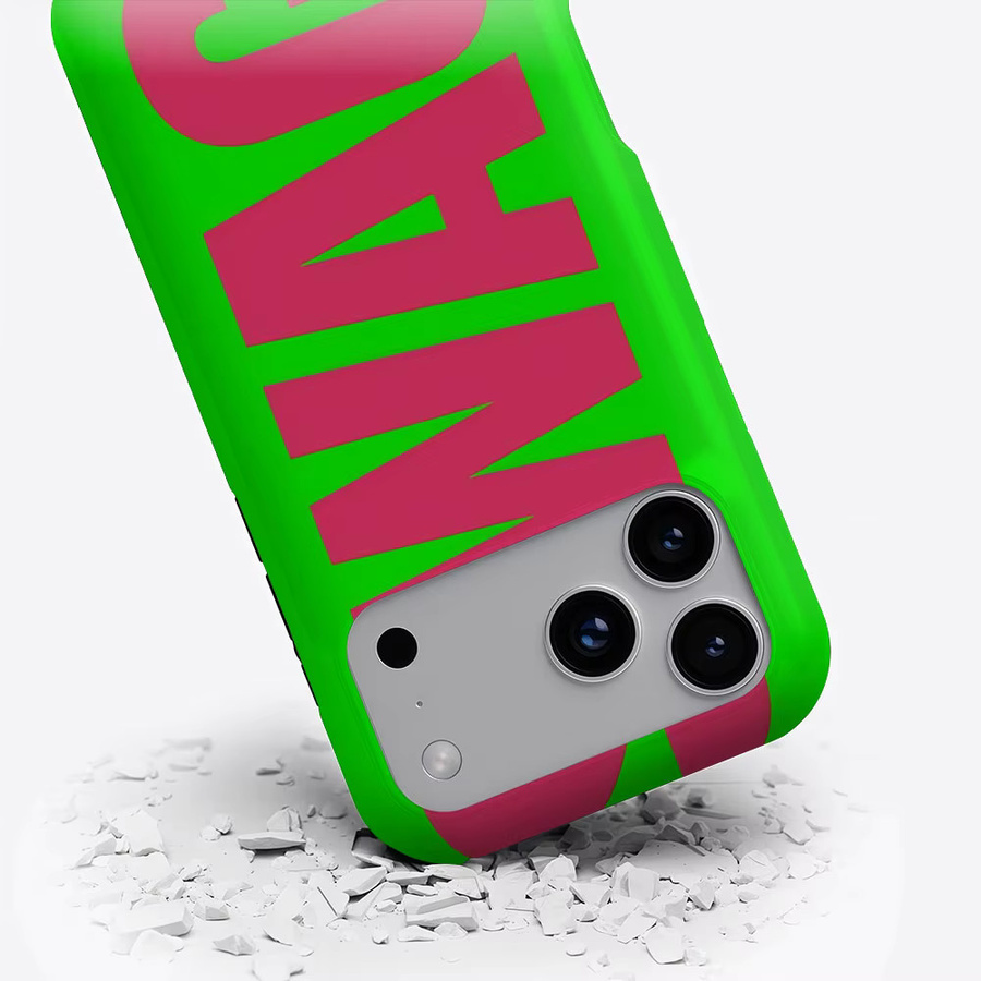 Aurbe Matte 2-in-1 MagSafe Hülle Neon SWAG für iPhone 17 16 15 14 Plus Pro Max Stoßfeste Hartschale Multicolour - Bild 3
