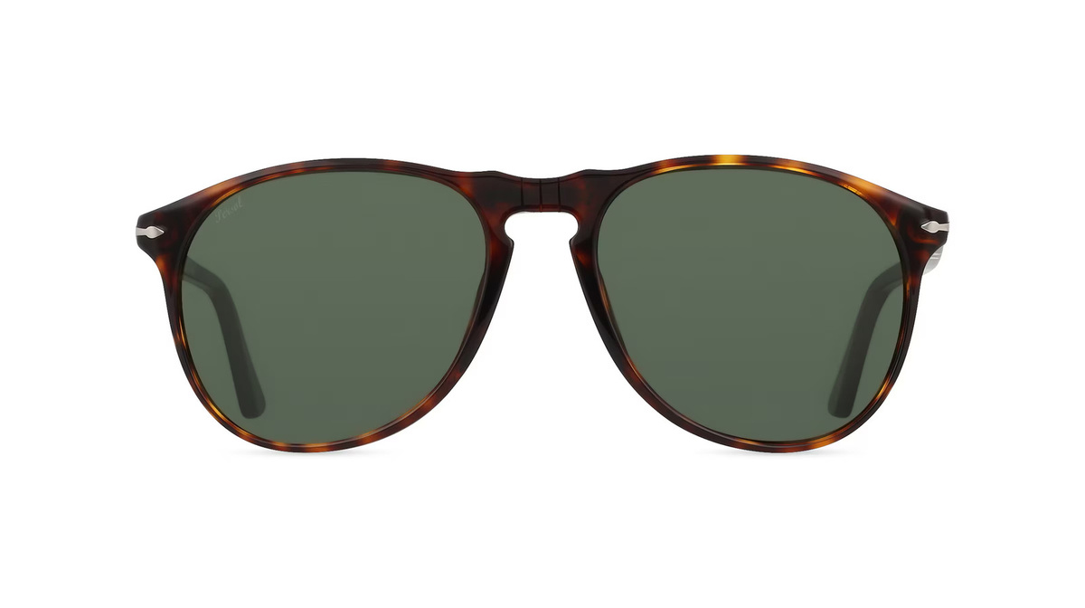 Persol 0PO9649S Sonnenbrille Pilot, Vollrand, Acetat, Herren, braun, grün - Bild 1